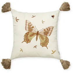 Cam Cam Copenhagen - Besticktes Kissen, butterfly
