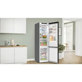 Bosch Serie 4 KGN39EXCF Kühl-Gefrierkombination (363 l, 2030 mm hoch, Dark Inox)