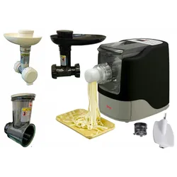 Sirge MULTIBUONA Multifunktions-Küchenmaschine für Pasta, Pizza, Brot, Fleischwolf, Gemüseschneider, 6-in-1-Eismaschine