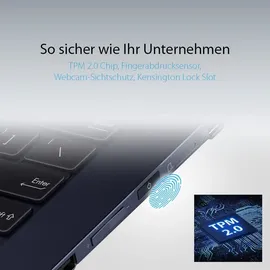 Asus ExpertBook B7 B7402FBA-L90878X 14'' Intel Core i5-1240P 16 GB RAM 512 GB SSD Intel Iris Xe Graphics Win 10 Pro Schwarz