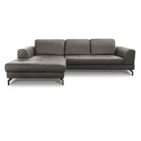 sit&more Ecksofa »Bendigo L-Form«, inklusive Sitztiefenverstellung, Bodenfreiheit 15 cm, 2 Fußfarben