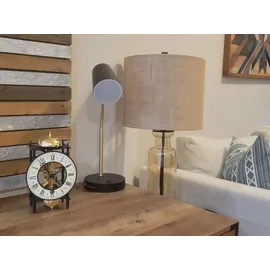 HERMLE 23001-000711 Antike Stiluhr, Schwarz