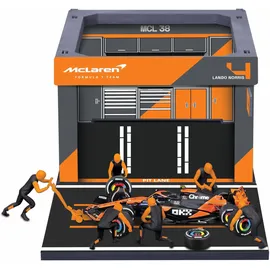 BBURAGO Pit Stop McLaren MCL38 2024#4 Norris mehrfarbig 1:43