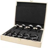 Fisch Tools Forstnerbohrersatz 10-tlg. Ø 15-20-25-26-30-35-40-45-50-55 mm