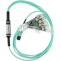 BlueOptics LWL MTP/4xST Breakout Kabel OM3 5 Meter,