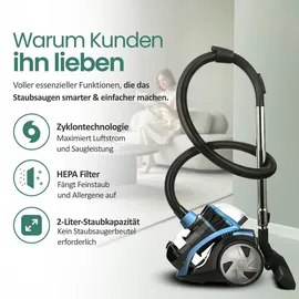 EMERIO ECO Zyklon VCE-108278 Schwarz/Blau