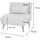 MCW Sessel D35 Stoff/Textil 80 x 90 x 100 cm Grün mit Schlaffunktion