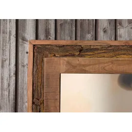 MASSIVMOEBEL24.DE Wandspiegel Akazie 56x8x150 Natur lackiert BARK #122