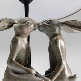 Kare DESIGN Tischleuchte Bunny Love Polyresin Braun