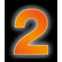 CONACORD Hausnummernleuchte 2 Orange