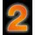 CONACORD Hausnummernleuchte 2 Orange
