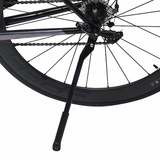 Faderr Fahrradständer, höhenverstellbar, Aluminiumlegierung, Schnellverschluss, wasserdicht, verschleißfester Fahrradständer für Mountainbike, Rennrad, Kinderfahrrad (Größe: schwarz)