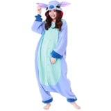 Stitch Onesie (Lilo & Stitch Disney) Kigurumi Einteiler Onesie Kostüm Jumpsuit | SAZAC Kigurumi | für Kinder und Erwachsene | One Size Fits All (155 – 180 cm)