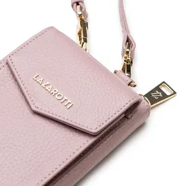 lazarotti Bologna Leather Zip Around Wallet Geldbörse Damen rosa