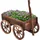 Costway Blumenwagen 120 x 43 x 53,5 cm Braun