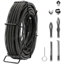 Vevor Rohrreinigungsspirale 20 m x 16 mm