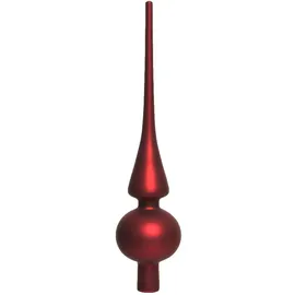 Kaemingk Christbaumspitze Glas 26cm ochsenblut matt