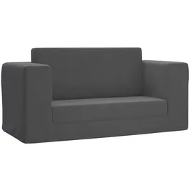 vidaXL Schlafsofa 2-Sitzer grau 2-in-1