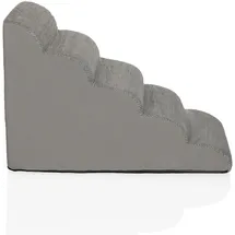 hjh living Pawy Step 5 Hunderampe 5 Stufen Grau
