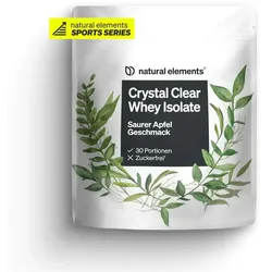 Crystal Clear Whey Isolat 900g – Saurer Apfel Geschmack – Protein Pulver – erfrischender Protein Shake – in Deutschland produziert & laborgeprüft 900 g