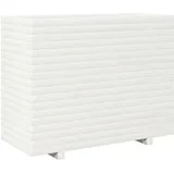 vidaXL Pflanzkübel 90 x 40 x 72,5 cm Weiß