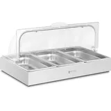 Royal Catering Buffetvitrine - 3 x 2,6 L 535 x 335 x 250 mm