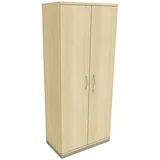 fm Büromöbel Aktenschrank abschließbar für 5 Ordnerhöhen Breite 80 cm »Sidney« königsahorn, 80x186.9x44.2 cm