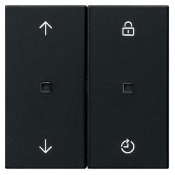 Gira System 3000 Bedienaufsatz Memory (schwarz matt)