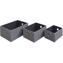 Korbset 3-teilig  Betis , braun , Papier