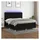 vidaXL Boxspringbett 180 x 200 cm Schwarz