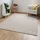 Steffensmeier Handwebteppich, Landshut exklusiv | Schurwolle gewalkt (Fusselstopp), Natur, handgewebt, Größe: 130x190 cm Wohnzimmer