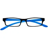UV Reader Schwarz Leuchtend Blauen Nacken-Lesebrille Herren Frauen UVR020 +1,00