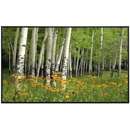 Papermoon Infrarotheizung Aspen Grove + Orange Wildflowers 800 W Orange