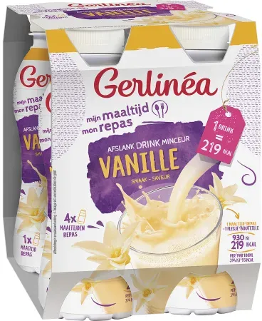 Gerlinéa Mon Repas Mahlzeitenersatz Vanillegeschmack Flaschen 4x236ml
