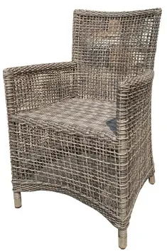 Zebra Loft Sessel Slate Omega-Geflecht 4mm