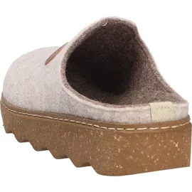 ROHDE Damen Hausschuh Pantoffel Filz zarte Farbe bequem Foggia-D 6120, Größe:42 EU, Farbe:Beige - 42