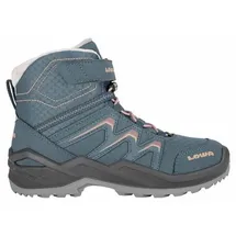 Lowa Maddox Warm GTX Mid JR petrol/rose 34