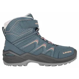 Lowa Maddox Warm GTX Mid JR petrol/rose 34