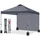 luxuskollektion Pop up Pavillon 2,5 x 2,5 m Dunkelgrau