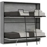 Itamoby Kando horizontales Doppelbett Cemento Klappbett