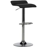 Livetastic Barhocker-Set, Schwarz, Silber, Metall, Textil, Füllung: Schaumstoff, Rundrohr, 38x84x38 cm, Stühle