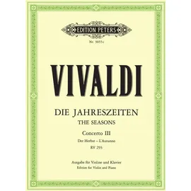 faber music gmbh Die Jahreszeiten: Konzert für Violine, Streicher und Basso continuo F-dur op. 8 Nr. 3 RV 293 "Der Herbst"
