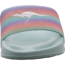 KangaROOS K-Slide Shine für Kinder, grün, Größe 32 EU