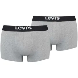 Levi's Solid Basic Trunk grau M 4er Pack