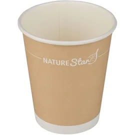 NATUREStar Kaffeebecher Papier, braun Ø 200ml 50 Stk.) - 50er Rolle"