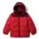 Youth Unisex Puffect Hooded Jacket Hooded Puffer Jacket Mountain Red Rich Wine L