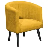 Livetastic Cocktailsessel, Gelb, 61x82x58 cm, Wohnzimmer, Sessel, Polstersessel