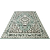 Home Affaire Teppich »Oriental«, rechteckig, Orient-Optik, mit Bordüre, Teppich, Kurzflor, Weich, Pflegeleicht 22281853-4 grün 7 mm,