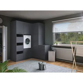 laundreezy Mehrzweckschrank-Set 186 x 238 x 68 cm Grau