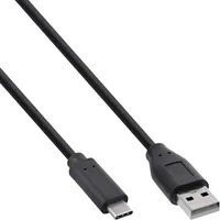 InLine USB 2.0 Kabel, Typ C Stecker an A Stecker 1m